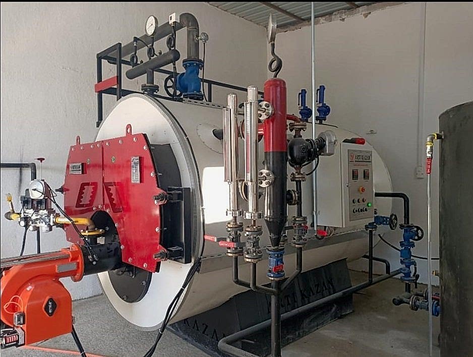 Gaz Yakıtlı Buhar Kazanı Projesi/ Konya