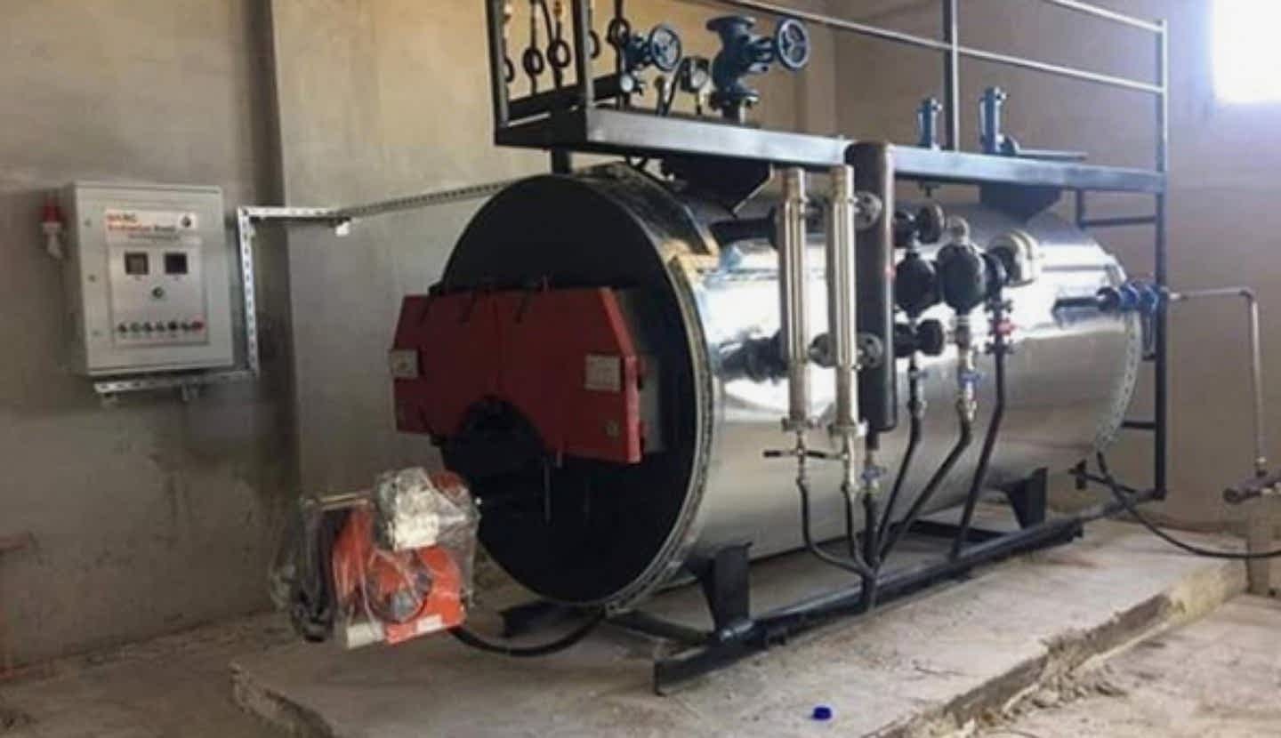Sıvı Yakıtlı Üç Geçişli Skoç Buhar Kazanı-Harran Üniversitesi-Temmuz 2019