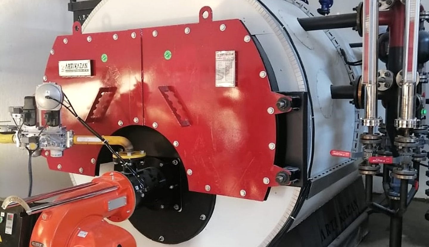Gaz Yakıtlı Buhar Kazanı Projesi/ Konya