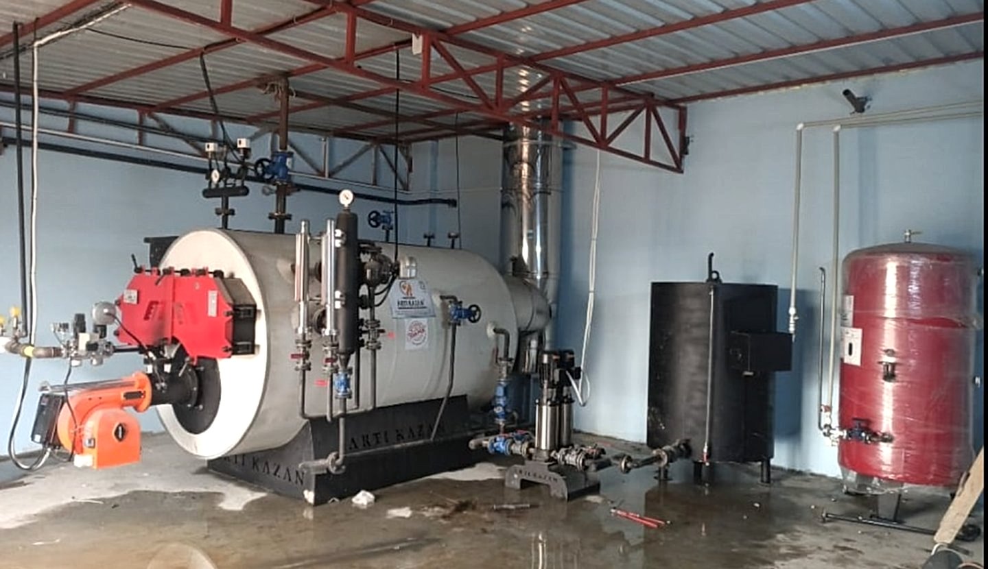 Gaz Yakıtlı Buhar Kazanı Projesi/ Mardin