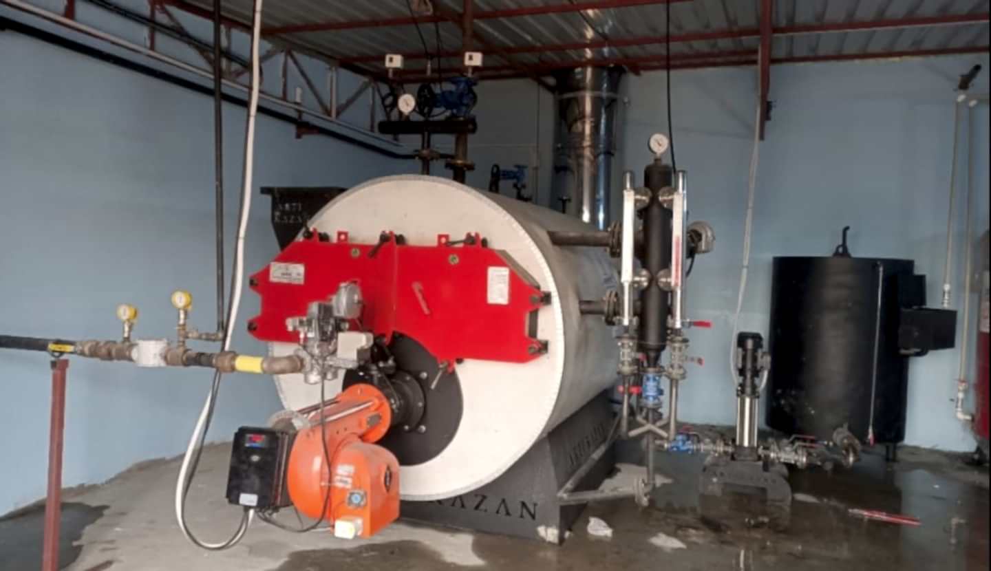 Gaz Yakıtlı Buhar Kazanı Projesi/ Mardin