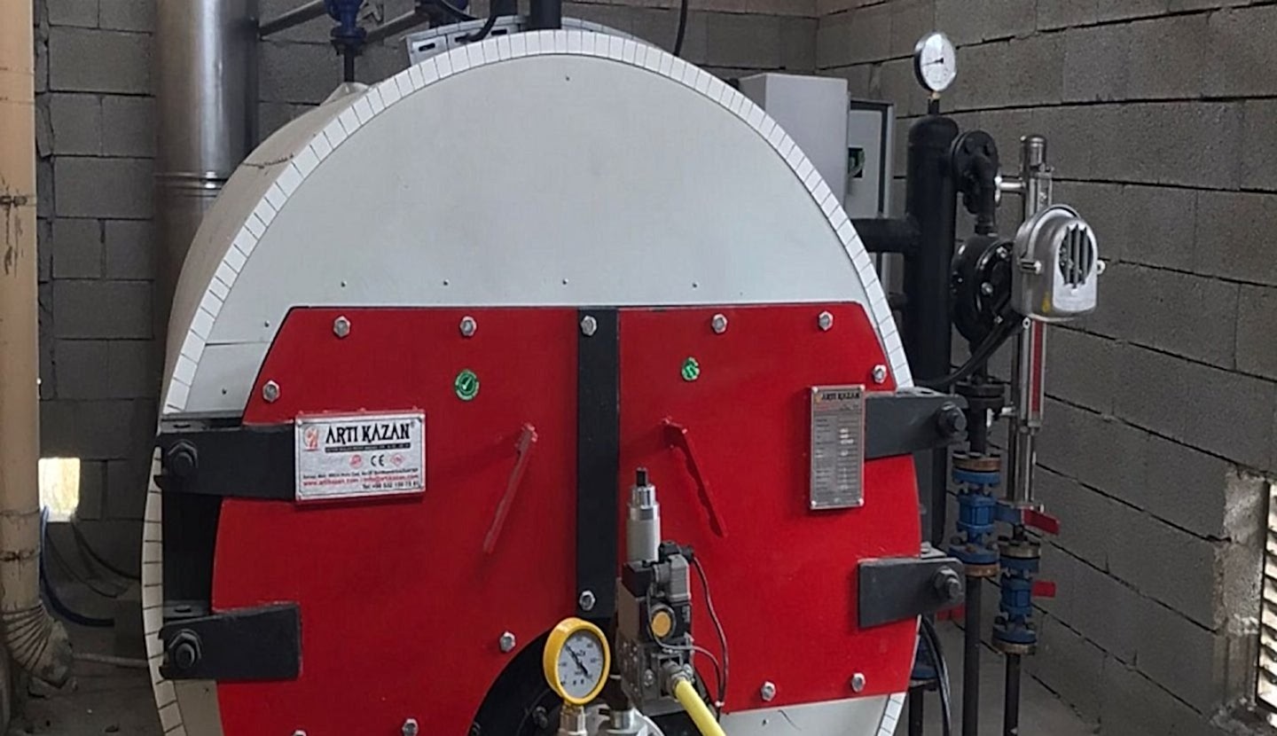 Gaz Yakıtlı Buhar Kazanı Projesi/ Kayseri