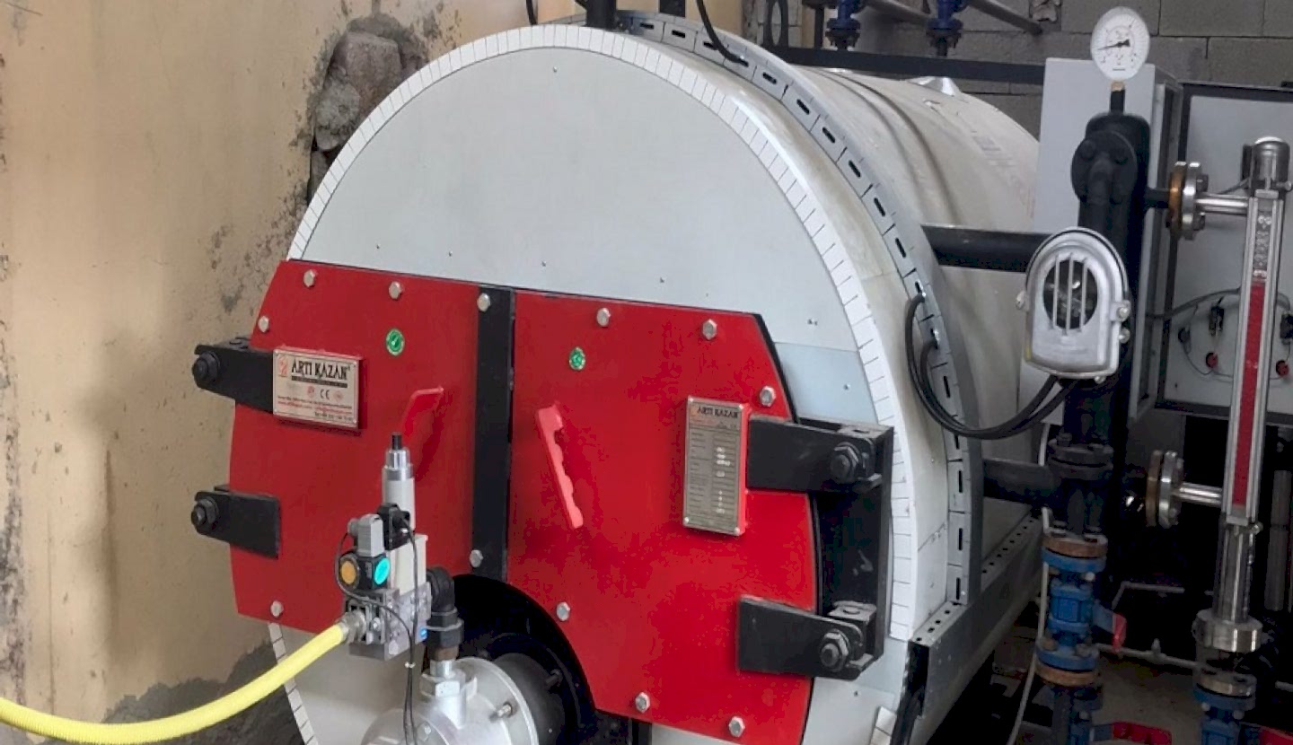 Gaz Yakıtlı Buhar Kazanı Projesi/ Kayseri